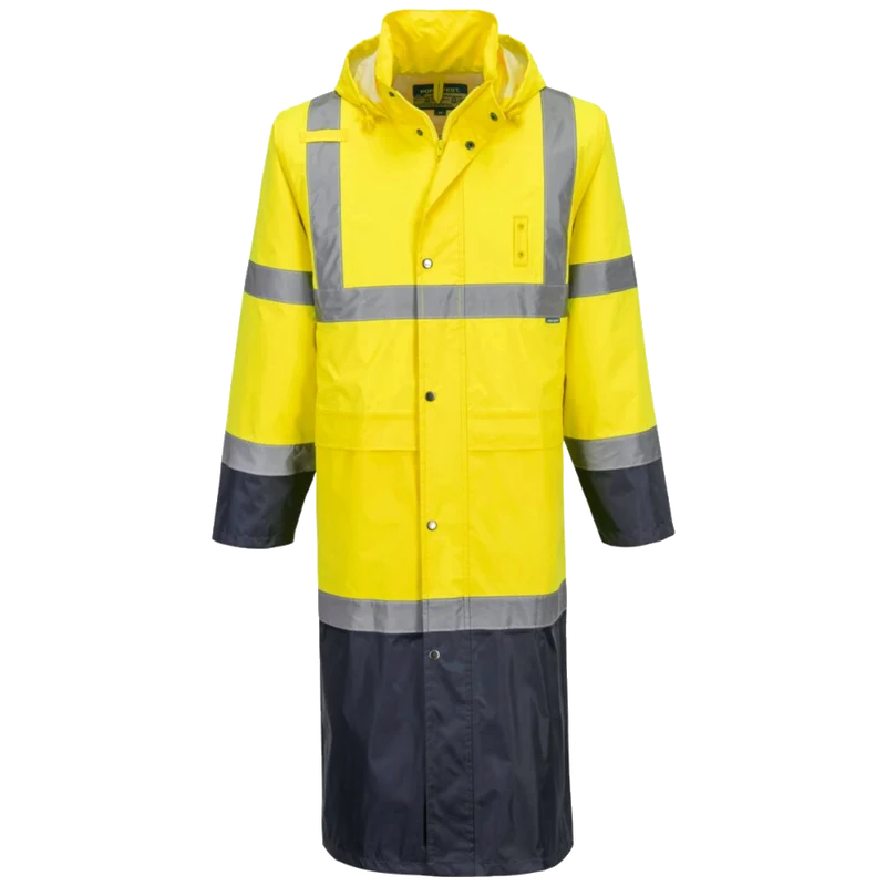 Portwest Hi-Vis Contrast Regenjas 122cm H446