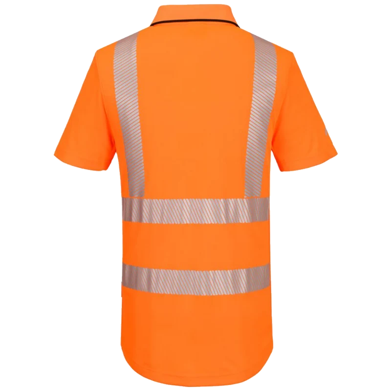 Portwest KX3 Sport Hi-Vis polo korte mouw met rits KX302