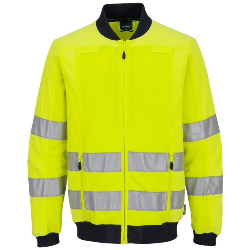 Portwest Hi-Vis Mesh Panel Work Jacket T164