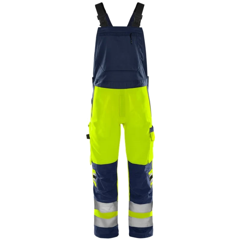 Fristads Trofta High vis Green amerikaanse overall klasse 2 1030 GPLU 131985
