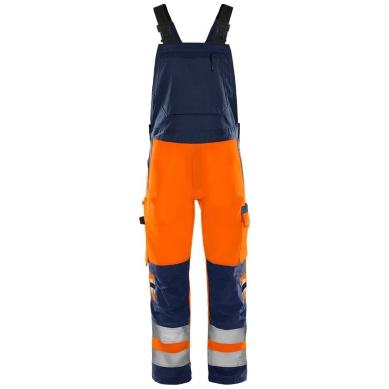 Fristads Trofta High vis Green amerikaanse overall klasse 2 1030 GPLU 131985