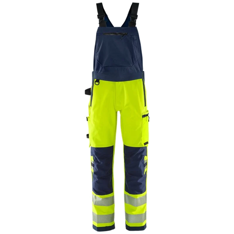 Fristads Stiby High vis Green Amerikaanse overall stretch klasse 2 1031 GSTP 134190