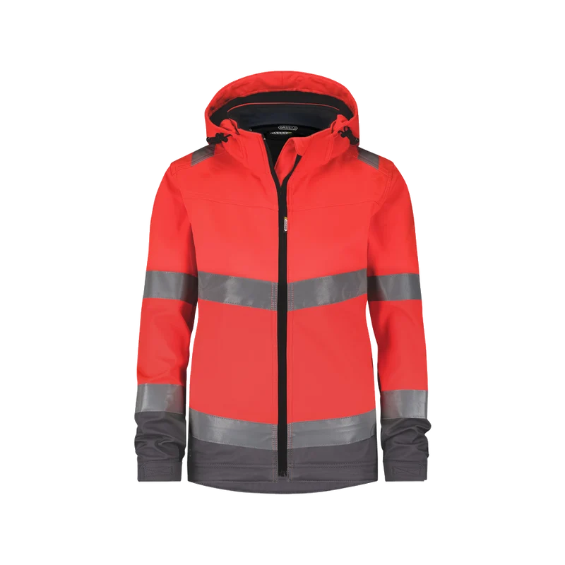 Dassy HiVis Malaga Dames Hoge zichtbaarheids-softshell jas 300466