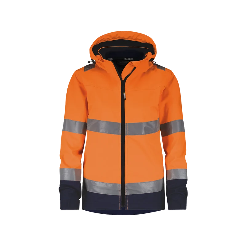 Dassy HiVis Malaga Dames Hoge zichtbaarheids-softshell jas 300466