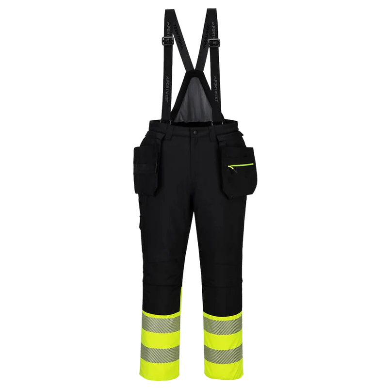 Portwest DX4 Hi-Vis Class 1 Winter Bib and Brace DX437
