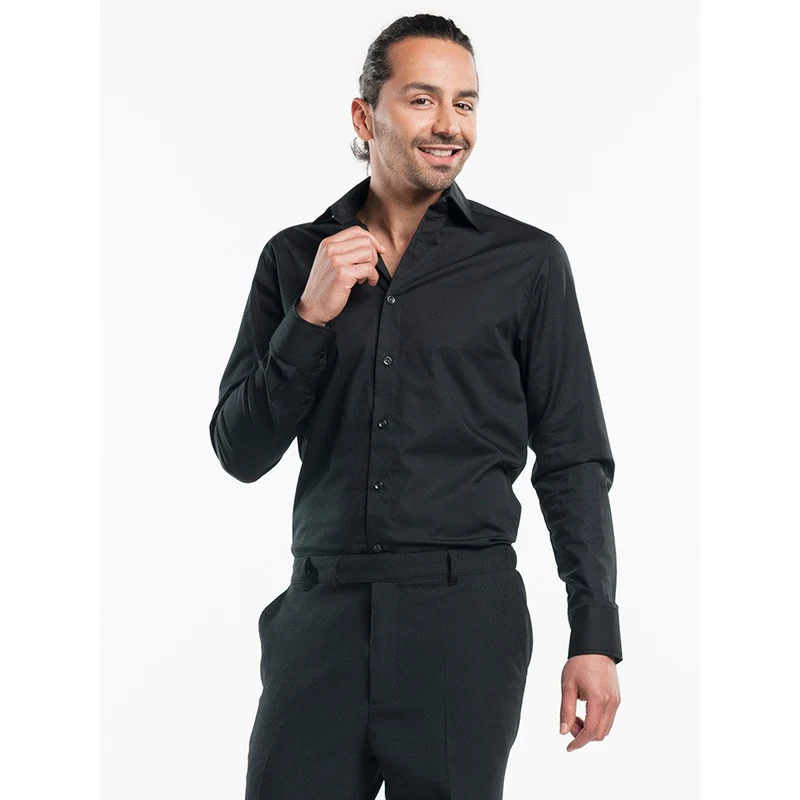 Chaud Devant Serve Elegance Overhemd Gastheer Zwart 613