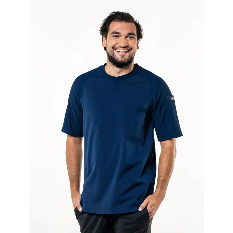 Chaud Devant T-shirt Valente UFX Navy Korte Mouw 946