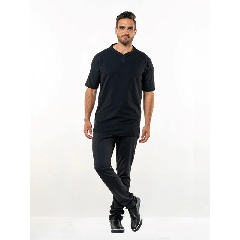 Chaud Devant T-shirt Valente UFX Black Korte Mouw 944