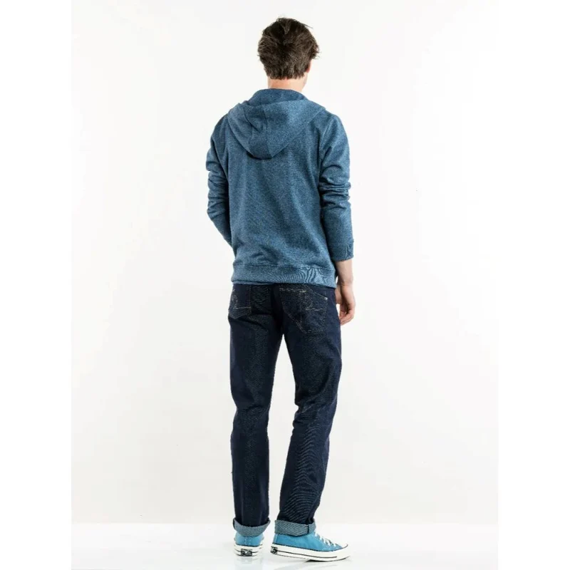 Chaud Devant Comodo Hoodie Blue Melee 763