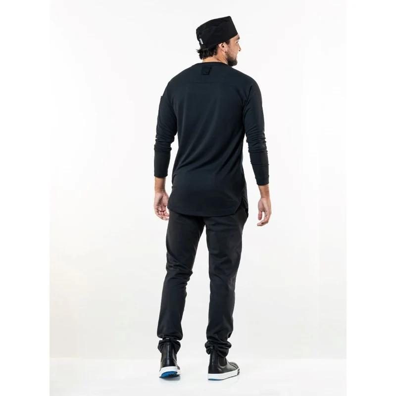 Chaud Devant T-shirt Valente UFX Black Lange Mouw 964
