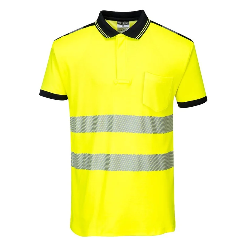 Portwest PW3 Hi-Vis Polo Shirt S/S T180