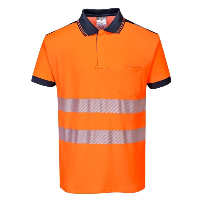 Portwest PW3 Hi-Vis Polo Shirt S/S T180