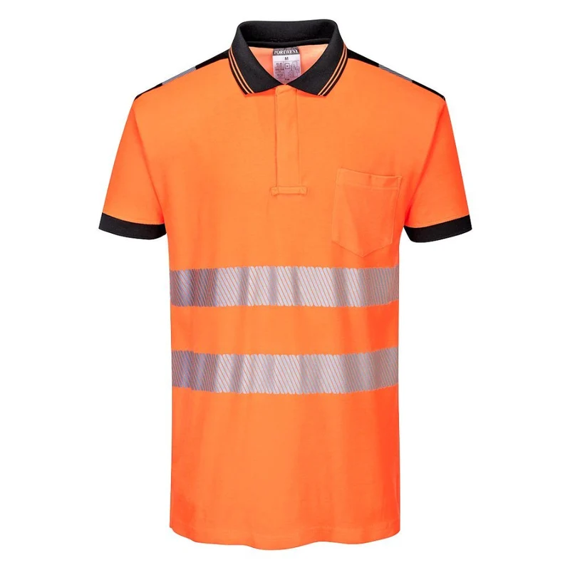 Portwest PW3 Hi-Vis Polo Shirt S/S T180