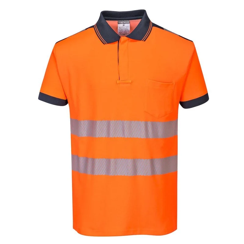 Portwest PW3 Hi-Vis Polo Shirt S/S T180