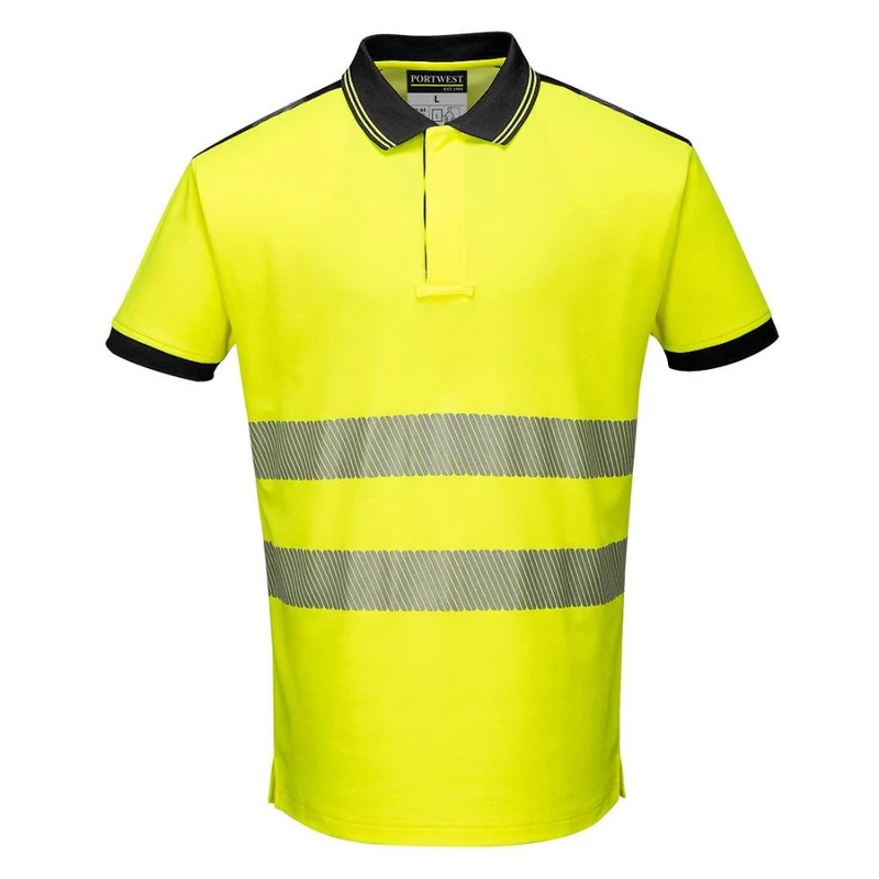 Portwest PW3 Hi-Vis Polo Shirt S/S T180