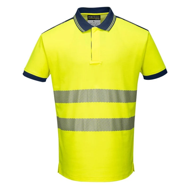 Portwest PW3 Hi-Vis Polo Shirt S/S T180