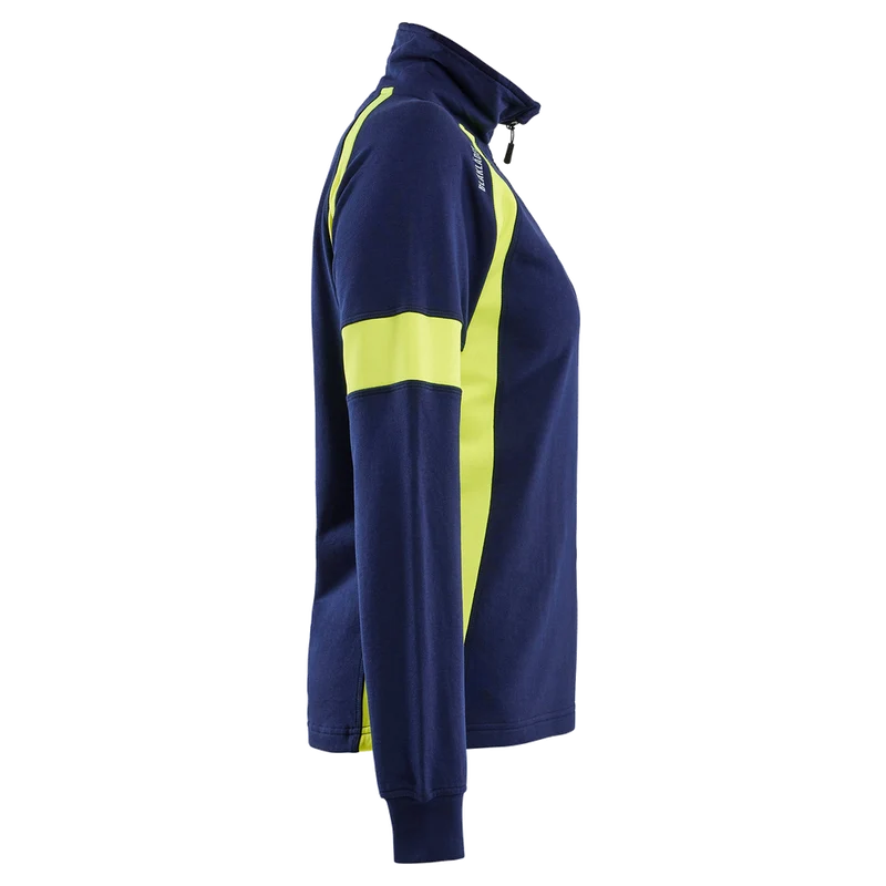 Blaklader Dames Sweatshirt Halfzip visible 3566