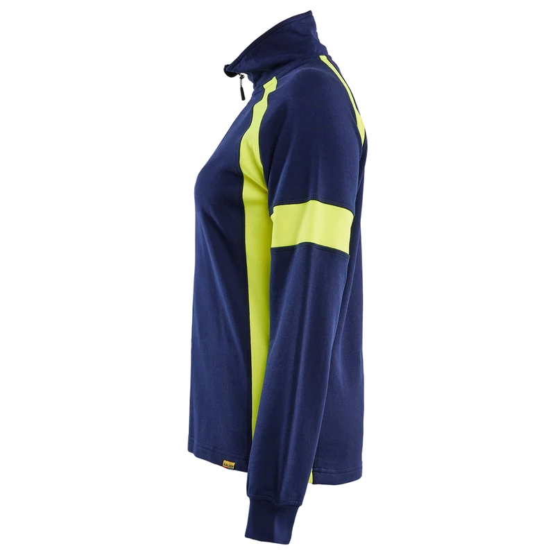 Blaklader Dames Sweatshirt Halfzip visible 3566