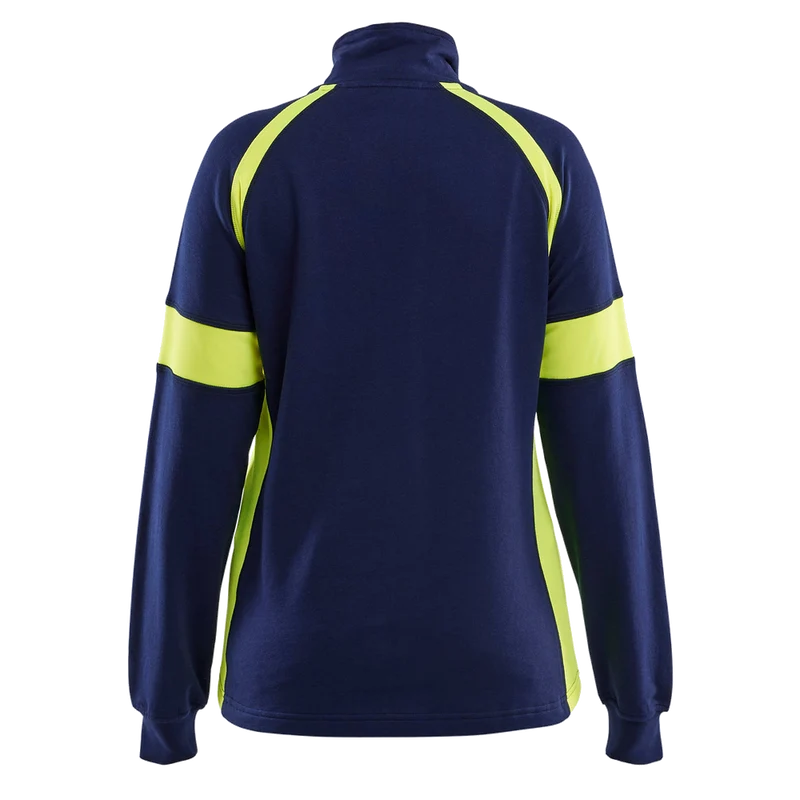 Blaklader Dames Sweatshirt Halfzip visible 3566