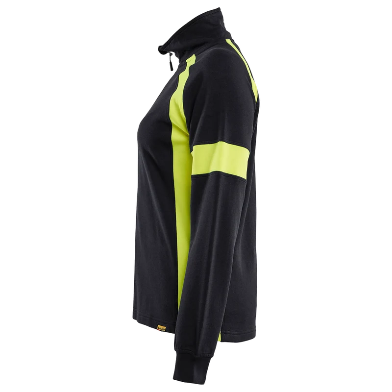 Blaklader Dames Sweatshirt Halfzip visible 3566