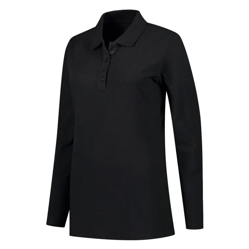 Lemon & Soda Polo Basic Stretch Lange Mouwen Dames LEM3574