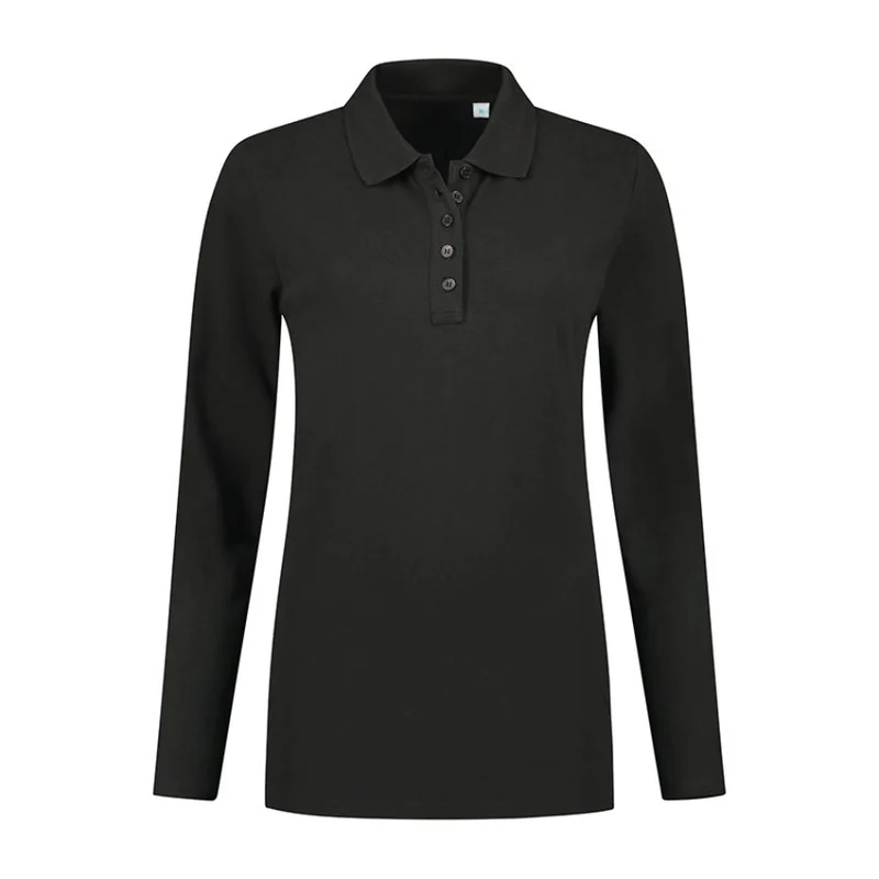 Lemon & Soda Polo Basic Stretch Lange Mouwen Dames LEM3574