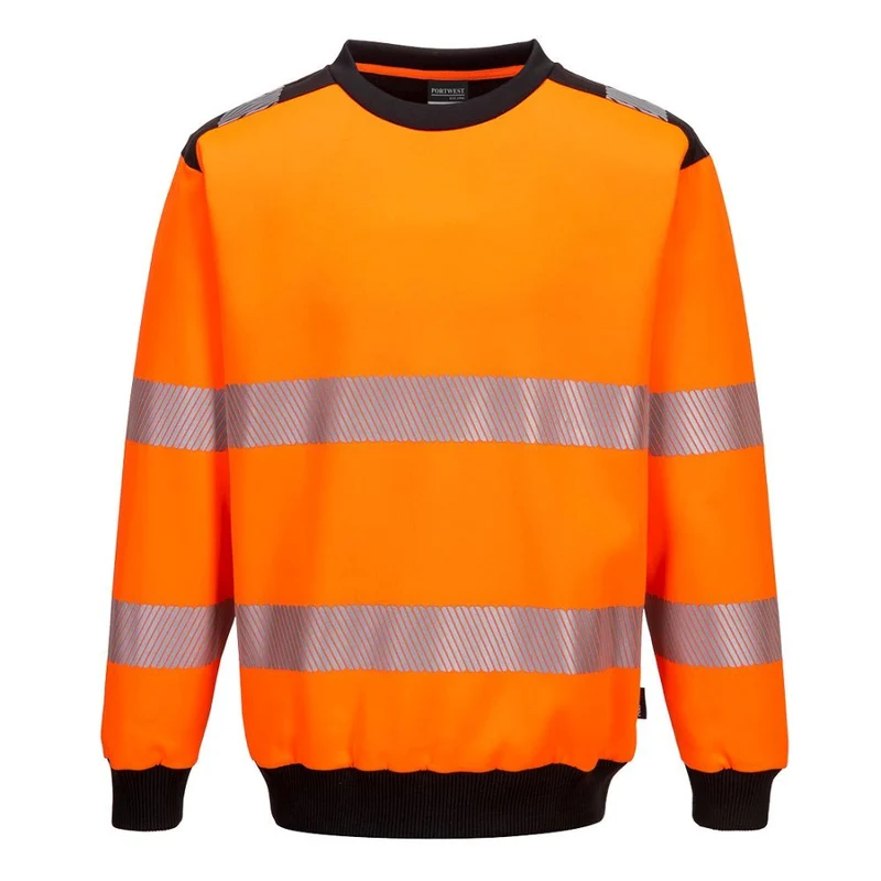 Portwest PW3 Hi-Vis Crewneck Sweatshirt CL.3 CL.3 PW379