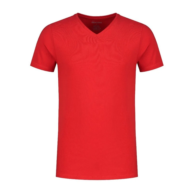 Santino Basic Line T-shirt Jazz V-neck