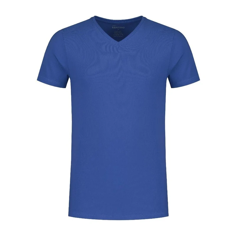 Santino Basic Line T-shirt Jazz V-neck