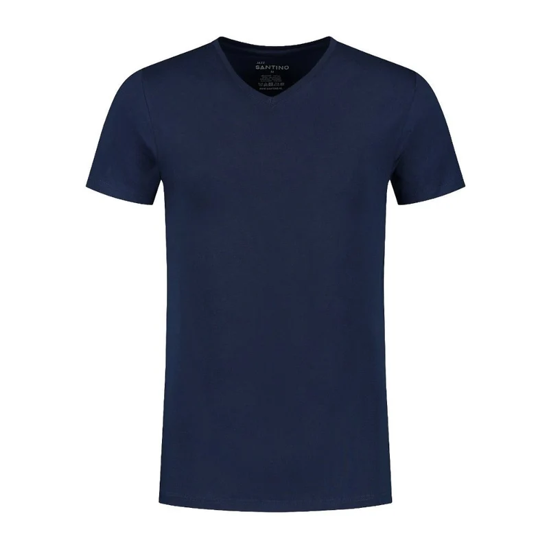 Santino Basic Line T-shirt Jazz V-neck