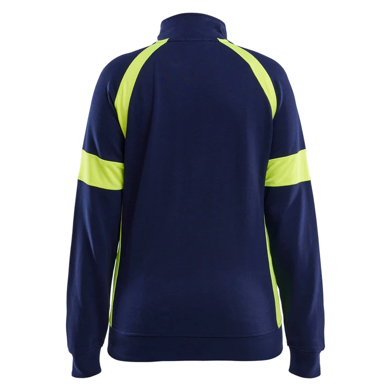 Blaklader Dames Sweatvest visible met rits 3568