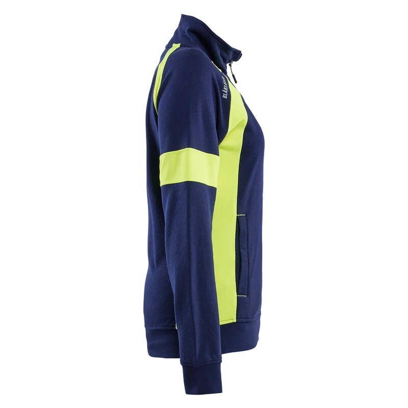 Blaklader Dames Sweatvest visible met rits 3568