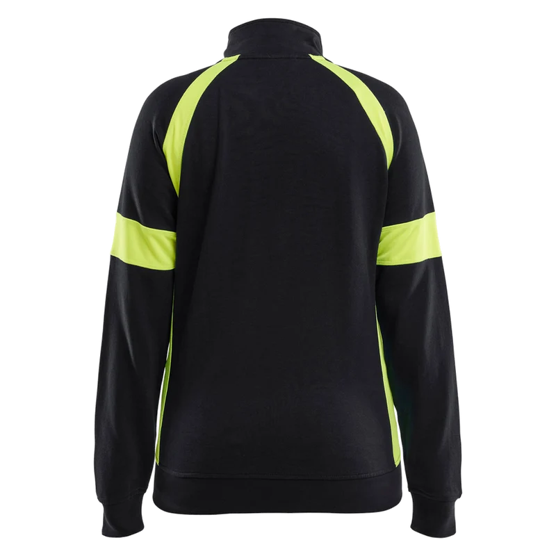 Blaklader Dames Sweatvest visible met rits 3568