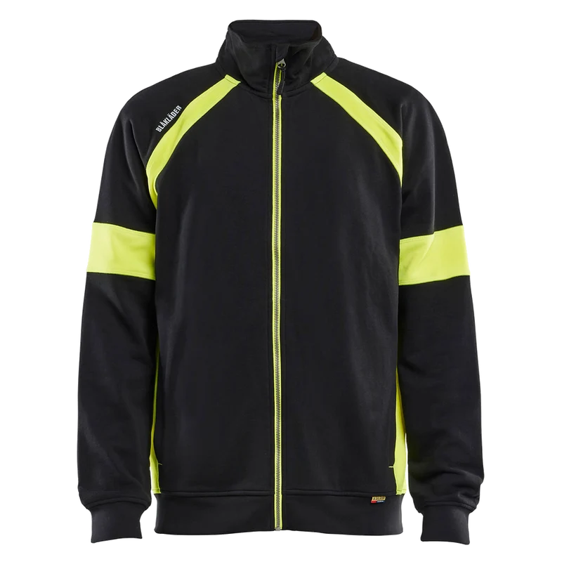 Blaklader Sweatvest visible met rits 3567