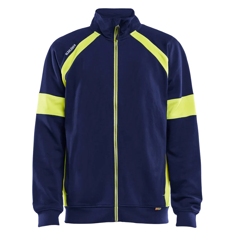 Blaklader Sweatvest visible met rits 3567