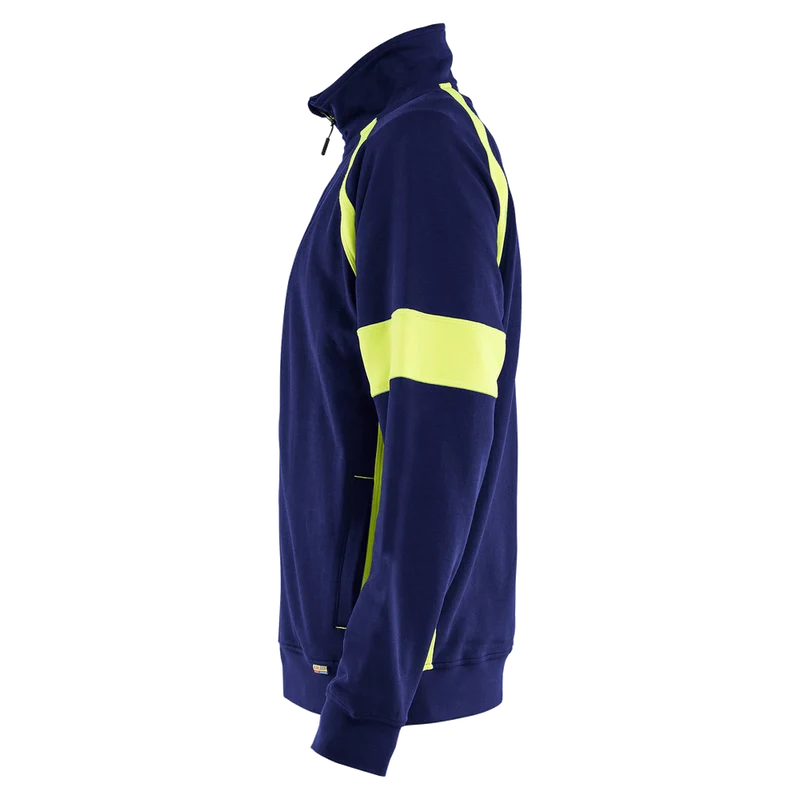 Blaklader Sweatvest visible met rits 3567