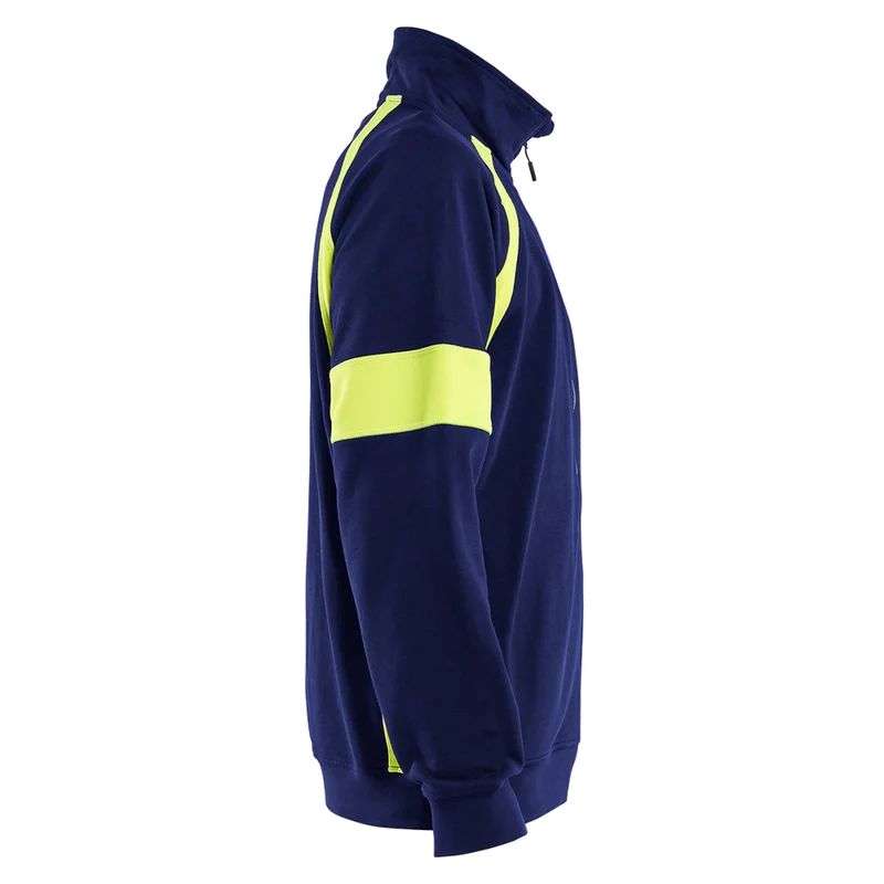 Blaklader Sweatvest visible met rits 3567