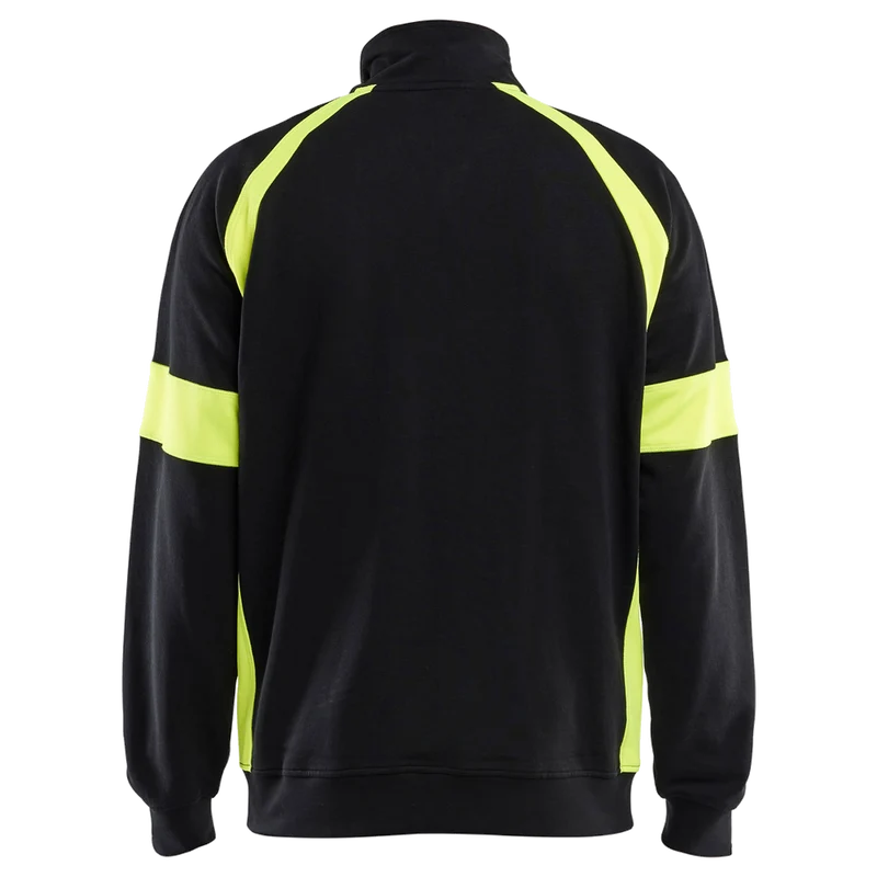 Blaklader Sweatvest visible met rits 3567