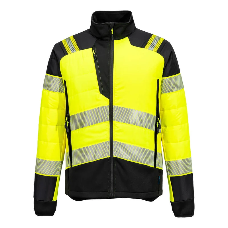 Portwest PW3 Hi-Vis Hybrid Baffle Jacket T170
