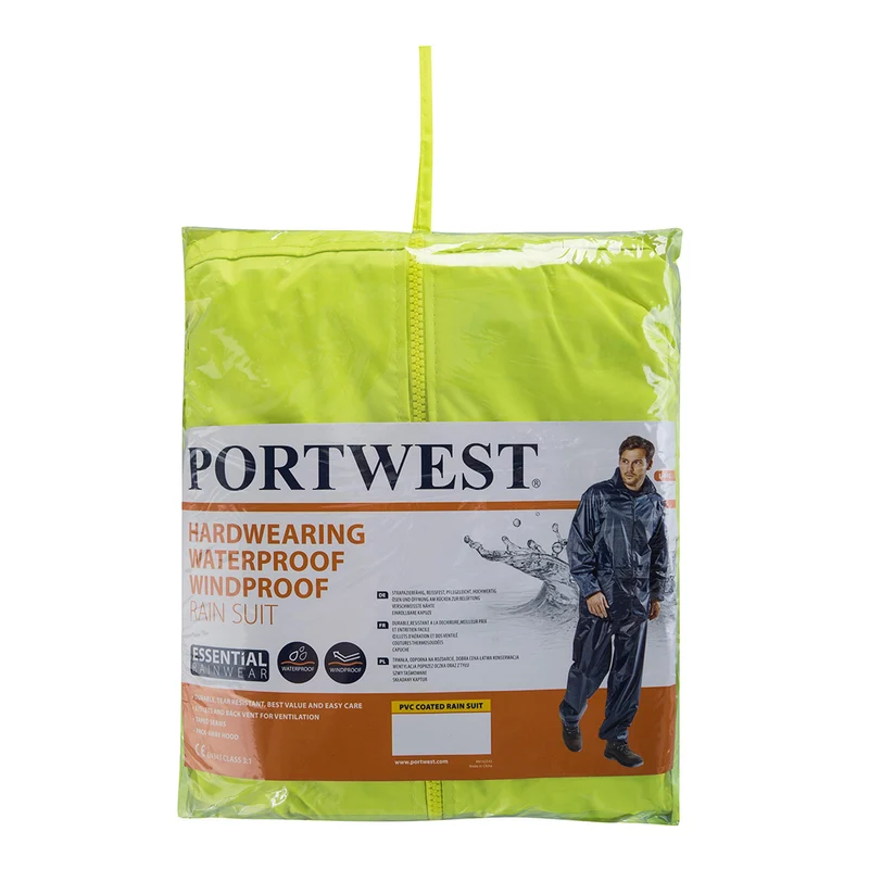 Portwest PVC Coated Rain Suit L440