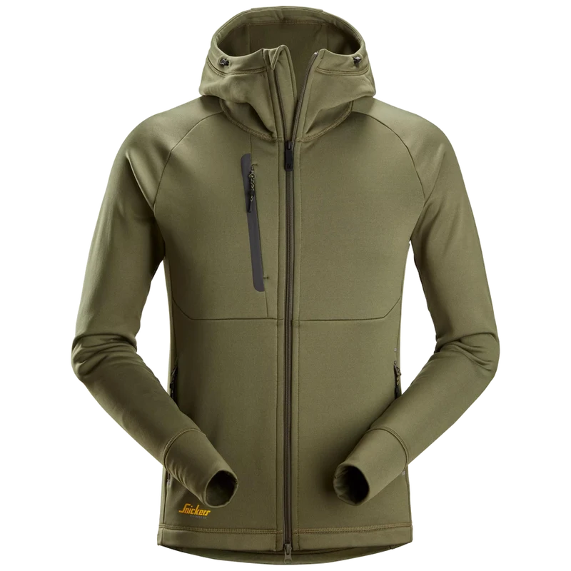 Snickers Flexiwork Polartec Power Stretch Hoodie Met Volledige Rits 8026