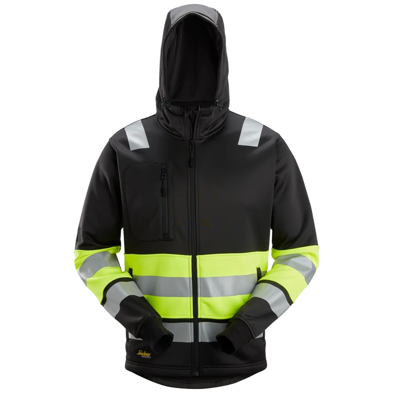 Snickers High-Vis KL1 Hoodie met Rits 8038