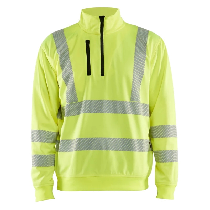 Blaklader High Vis Sweatshirt halve rits 3564-2538