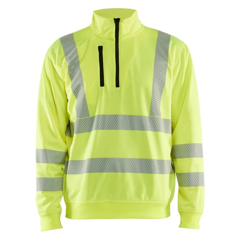 Blaklader High Vis Sweatshirt halve rits 3564-2538