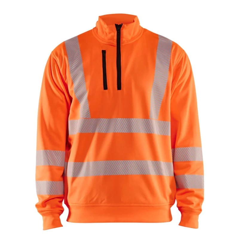 Blaklader High Vis Sweatshirt halve rits 3564-2538