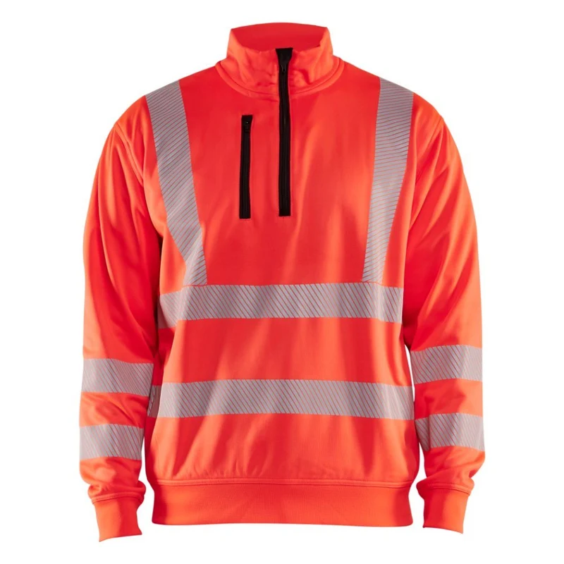 Blaklader High Vis Sweatshirt halve rits 3564-2538