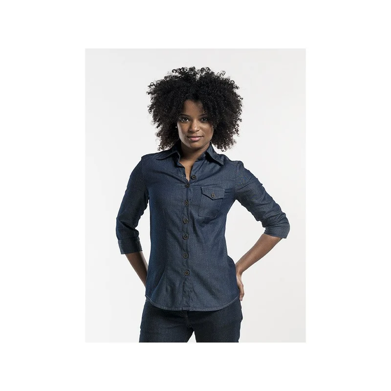 Chaud Devant Pure Denim Blouse Gastvrouw 619