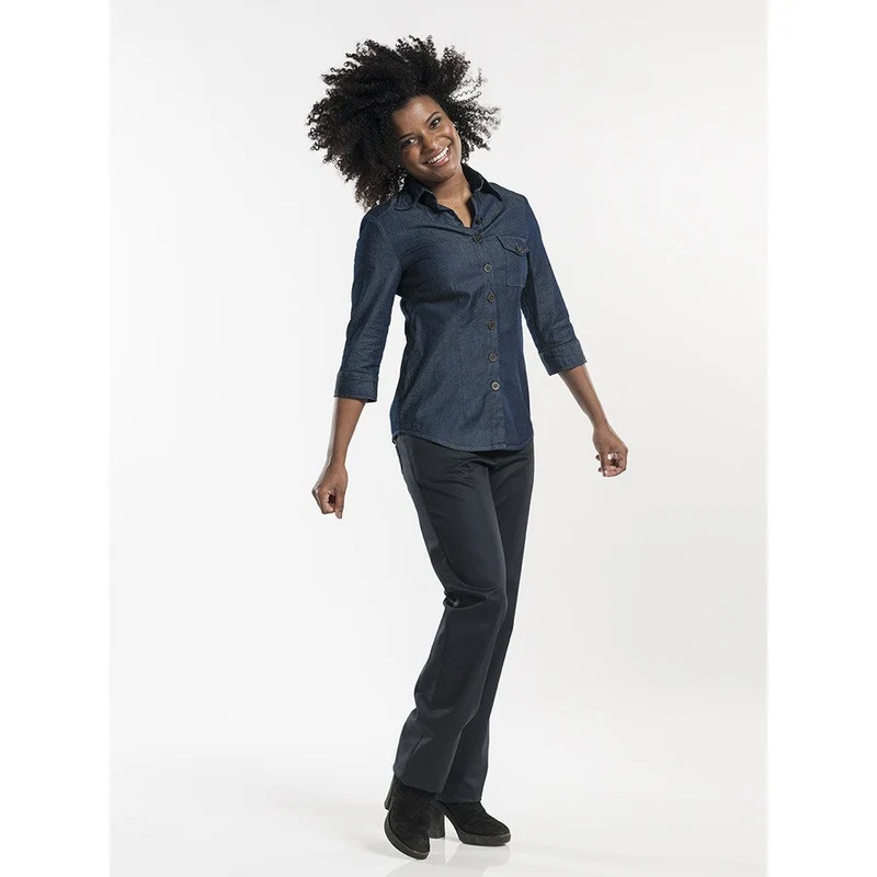 Chaud Devant Pure Denim Blouse Gastvrouw 619