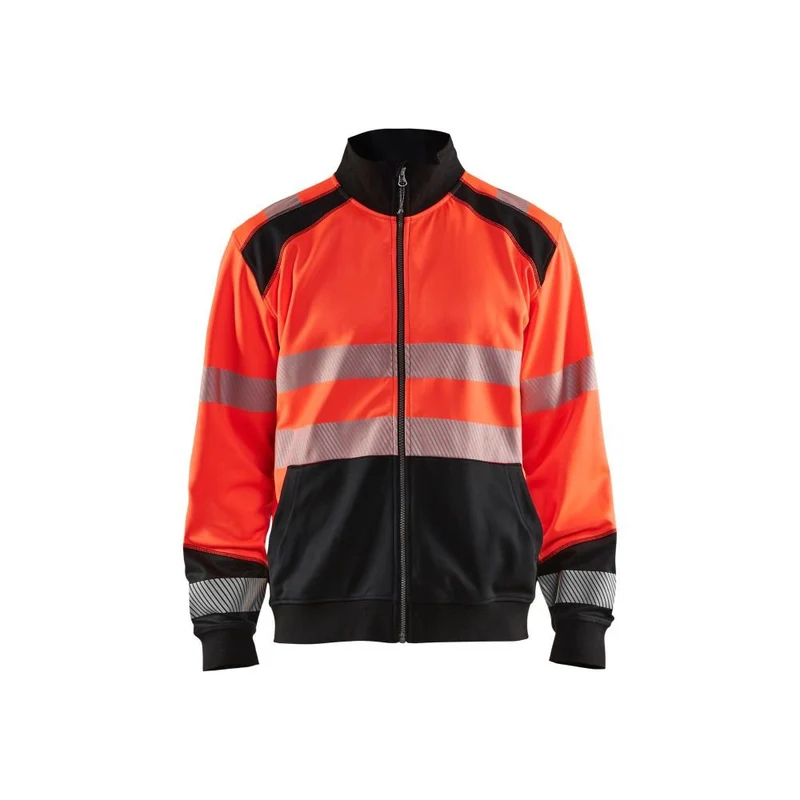 Blaklader Sweatshirt hele rits High Vis 3558-2528