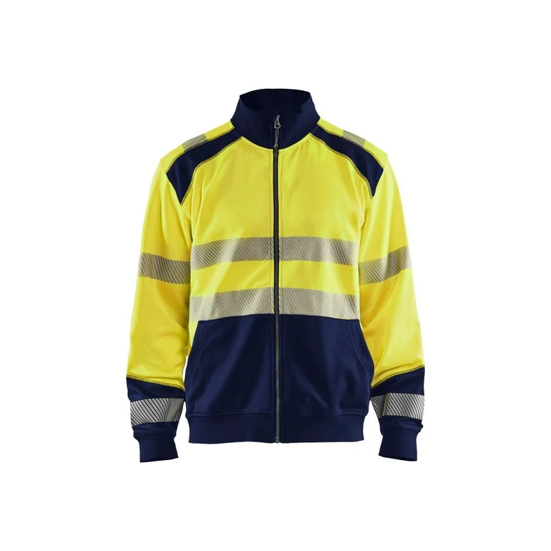 Blaklader Sweatshirt hele rits High Vis 3558-2528